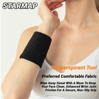 6Pcs Sweat Absorption Sports Wristband Moisture Wicking Wrist Guard For Tennis Basketball Running Sweatbands Bands Absorbent