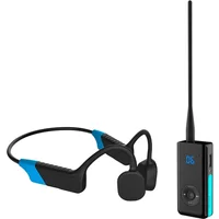 underwater swim coach walkie talkie communication ear phone swimming equipment training waterproof wireless headset headphone