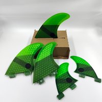 Tri-quad Fin Set UPSURF FCS Surfboard Fins G5+GL(4-5 Fins) Fiberglass Honeycomb UP Surf Fins Quilhas Surfing Accessoriea