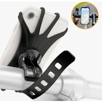 AliExpress NONE Universal Shockproof Elastic Silicone Mount Phone Holder Riding Cycling Bicycle MTB Bike Motorcycle Phone GPS Support Bracket