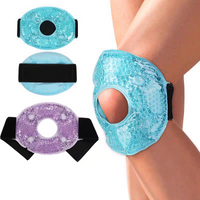 Reusable Large Ice Pack Hot Cold Gel Ice Wrap Knee Wrap for Ankles Shoulders Head Sports Recovery Knee Ice Pack
