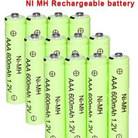 AAA NIMH Battery Ni MH 1.2V Rechargeable Batteries 600mAh for Toys Calculator Door Lock Mouse Alarm Clock Keypads