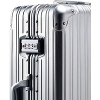 Top Quality Customization 100% Aluminum-magnesium travel Boarding Rolling Luggage Perfect for Spinner brand Travel Suitcase image 4