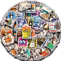 10/50PCS Cartoon Funny Possum Graffiti Sticker Personalized DIY Water Cup Stationery Box Laptop Scrapbook Luggage Decal