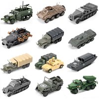 4D 1/72 Military Vehicles Assembly Puzzle Model Truck Hummer Sand Table War Game Fighting Chariot Armored Car Plastic Toy