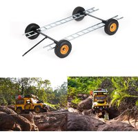 Multifunctional trailer crossing ditch bridge suitable for 1/8 1/10 RC Crawler Car Traxxas outdoor scene construction tool Parts