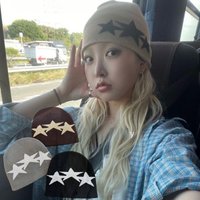 Star Pattern Hip Hop Niche Knitted Hats Women Men Skiing Cold Beanies Outdoor Warm Skullcap Y2K Streetwear Fashion Gorra Bonnet
