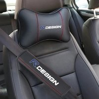 Car Seat Neck Pillow Headrest Rest Cushion Protection Shoulder Pad For Volvo Rdesign AWD V70 XC60 S60 V60 V40 XC90 S80 Accessory
