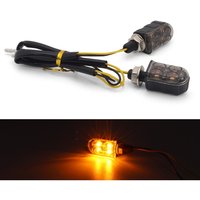 AliExpress NONE 2pcs Universal Motorcycle LED Turn Signals Lights 4LED Mini Blinker Indicator Lamp 10mm For Touring Dirt Bike Old School