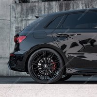 Car Rear Bumper Diffuser Cover Side Wing For Audi A3 S3 8Y 2021+ RS3 Style Hatchback Glossy Black Modification Upgrade BodyKits