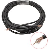 RG58 50 ohm RF Coaxial Cable Black RG-58 RG58U Coax Pigtail Wire Cables 3M 5M 10M 15M 20M 25M 30M 40M 50 Meters