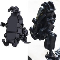 Mobile Phone Holder With Shock Absorber Module Adjustable at Any Angle for Motorcycle Scooter ATV bike Cell Phone Bracket