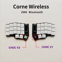 Corne 3X5 Low Profile Split Mechanical Keyboard Compatible Kailh Choc V1 V2 Hot Swap Bluetooth Wireless Split Horn Keyboard ZMK