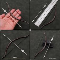 ZYTOYS 1/6th Old Vintage Soldier Doll Mini Toys Weapons Model Arrow Not Real Bow PVC Material For 12" Doll Figure Collect DIY