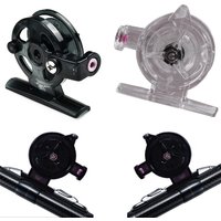 Portable Mini Fly Fishing Reel 45#/55# Carp Winter Ice Fishing Raft Wheel Spool or 1pc 60/62/65cm Ice Fishi Rod Pesca Tackle