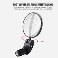 AliExpress Round Foldable Motorcycle Handle Bar End Mirrors Universal Motorbike Bike Side Rear View Mirrors Safe Cycling Accessories