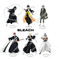 Hot Anime Bleach Figure Kurosaki Ichigo Urahara Kisuke Aizen Sousuke Cosplay Acrylic Stand Model Plate Desk Decor Standing Sign