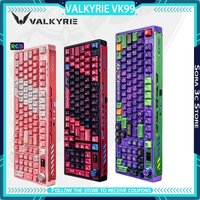 VALKYRIE VK99 Mechanical Keyboard Wireless 3Mode TFT Color Screen Multi-function Knob Customized High Aesthetic Gaming Keyboard