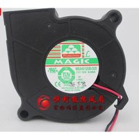 Original New Cooler Fan for MAGIC MBA6012UB-O25 12V 0.60A 6CM 2 Wire Cooling Fan 6CM