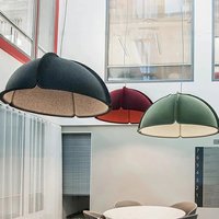 Nordic filcowa lampa wisząca led kolorowa designerska lampa do salonu restauracja kawiarnia wyspa kuchenna oświetlenie stołu do jadalni