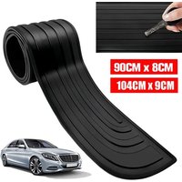 Universal โRear Bumper Guard PVC Rubber Protector Strip Car Trunk Door Sill Plate Protector For Bumper Reinforcement Decoration