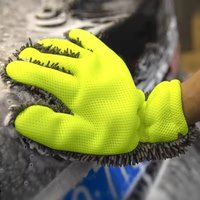 Five Finger Car Wash Gloves, Double-sided Thick Plush Car Cleaning Sponge, Shenier Scratch Resistant Paint, Car Cleaning Tool