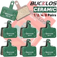 AliExpress BUCKLOS MTB Ceramic Brake Pad Bicycle for Shimano B01S B03S B05S MT200 SRAM AVID High Heat Dissipation Pads Cycling Accessories