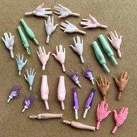 Multi Color 1/6 Doll Replacement Parts DIY Doll Dressing Accessories Includes Hands Elbows Legs & Feet for Collectible Figures