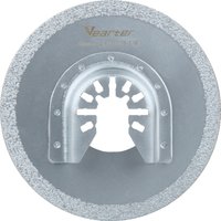 Vearter 3Pack 80mm Vacuum Brazed Diamond Oscillating Multi-tools Saw Blade Cutter For For Cement Grout Removal Flush Cut