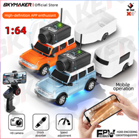 WLtoys RC Car Mini 6405-C 6405 1:64 FPV with 720P WIFI Camera 2.4Ghz APP Remote Control Mini Truck 1/64 for Adult Kids Gifts