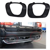 1 Pair Car Rear Exhaust Pipe Opening Cover 51127002956.51127002955 for BMW X5 E53 3.0I 2001-2006