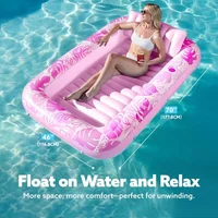 1Pcs Adult Inflatable Tanning Pool Lounger Large Bathtub Water Bed Cross-Border in Stock for Relaxation And Sunbathing