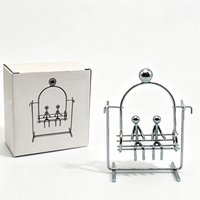 Lovers Swing Kinetic Art Balance Toy Manual Physical Mechanics Decompression Ornament Creative Home Office Desktop Decoration