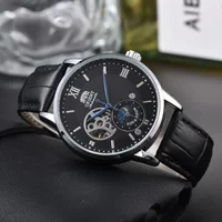 DFDG Mechanical Movement Unisex Orient Watch Full Functionality World Time Ultra-Thin Design