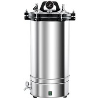 2KW Sterilisation Topf Tragbare Labor Sterilisation Ausrüstungen Sterilisator Vertikale Druck Dampf 18L Autoklav Maschine