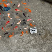 Thin Tough Stickers Cute 5D Koi Fish Self Adhesive Nail Art 3D Decorations Stickers DIY Luxury Fish Manicure Design Nails Decals
