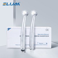 Dental High Speed Handpiece 5 LED B2/M4 with 5 Water Sprays Air Turbine Ceramic Bearing Rotor Dentist Equipment Tool