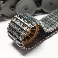 New 1/35 German Tiger I Early/Mid/Late Type Tank Metal Track Links w/Metal Pins Kits model toys accessories