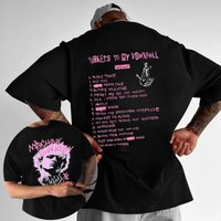 AliExpress 2025 Rapper MGK Machine Gun Kelly Tour Graphic T-shirt Men's Summer Gothic Hip Hop Cotton Short-sleeved Retro Street Wear