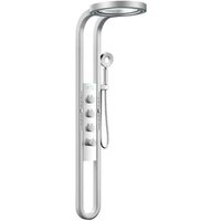 Modern High End Rainfall Shower Panel SPA Massage Jet Waterfall Showers Column Taps Set LED Display Smart Bathroom Shower System