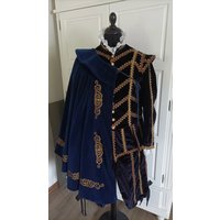 Medieval Renaissance Men Costume Historical Outfit Prince King Nobleman Costume Tudor Elizabethan Suit Custom Made