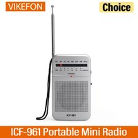 ICF-961 Outdoor Radio Stereo Radio AM/FM Pocket Pointer Radio 2 x AA Battery Operated for Indoor Outdoor Camping Emergency Use