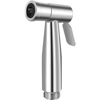 1/2 Trigger Operated Handheld Bidet Spray Nozzle Press Control Bathroom Sprayer for Toilet Sanitation and Household Cleansing