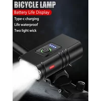AliExpress KDULIT USB Rechargeable T6 LED Bike Light 6 Modes Front MTB Bicycle Headlight Flashlight Cycling Lamp for Night Riding Safety