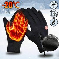 AliExpress NONE Winter Sports Touch Screen Gloves Men Women Warm Anti-slip Windproof Cycling Gloves Suitable Outdoor Skiing