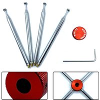 1 Set Aluminum Alloy PAC-12 Antenna Capacitor Cap Reduce Noise Interference And Keep The Signal Clear For JPC12/PAC12 Antennas