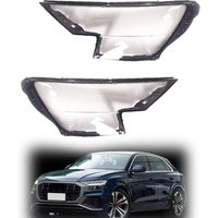 For AUDI Q8 2018 2019 2020 2021 2022 Car Headlight Shell cover Headlamp Lens