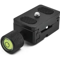 K30 Clamp And 1/4" Mount QR Quick Release Plate 30mm For Benro Arca Swiss Tripod CNC Precision Machining