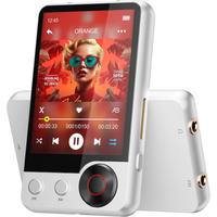 128GB MP3 Player with Boosted Bluetooth 5.3, Music Player Features HD Speaker, 2.4" Touchscreen, Expandable SD Card Slot, Dual