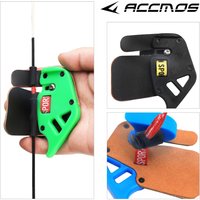 Archery Finger Tab S/M/L Finger Guard For Beginner Children Shooting Recurve Bow Training Practice Protective Gear Accessories